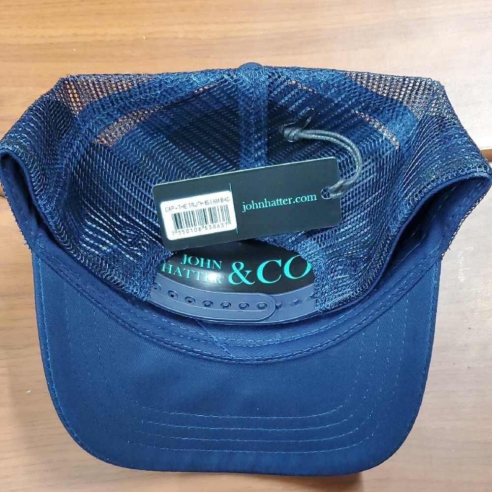 Navy Cap with Green Statement Patch NWT - image 2